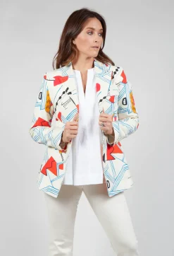 Tailored Jacket in Matisse Print
