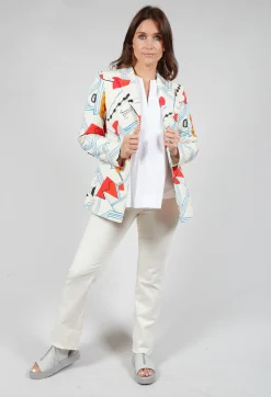 Tailored Jacket in Matisse Print