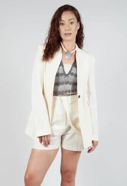 Tailored Jacket in Milk