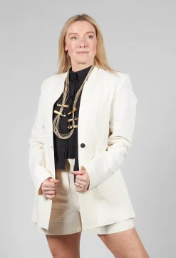 Tailored Jacket in Milk