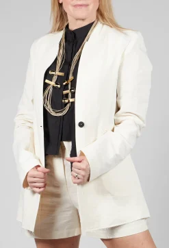 Tailored Jacket in Milk