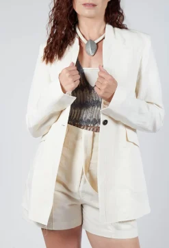 Tailored Jacket in Milk