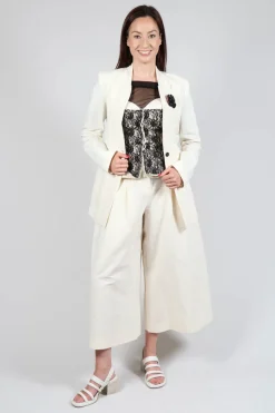 Tailored Jacket in Milk