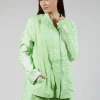 Tailored Jacket in Placed Lime Print