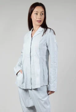 Tailored Jacket in Placed Grey Print