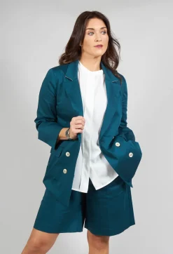 Tailored Jacket in Poseidon Green