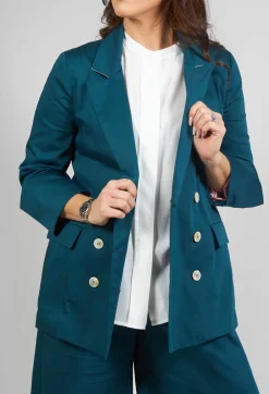 Tailored Jacket in Poseidon Green