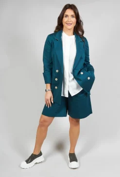 Tailored Jacket in Poseidon Green