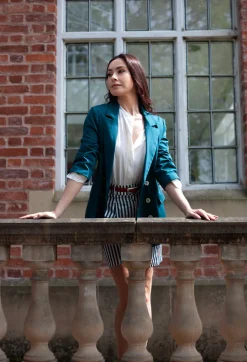 Tailored Jacket in Poseidon Green