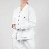 Tailored Jacket with Notched Collar in Semi Bleach