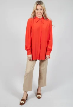 Tailored Shirt in Orange