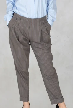 Tailored Trousers in Brown