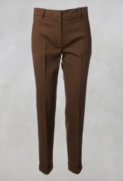 Tailored Trousers in Granato Tobacco