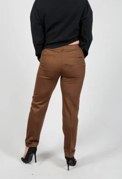 Tailored Trousers in Granato Tobacco