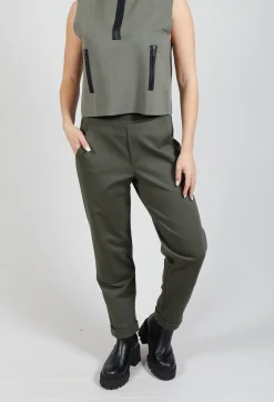 Tailored Trousers in Kaki