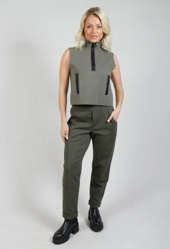Tailored Trousers in Kaki