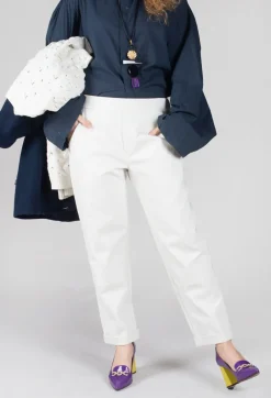 Tailored Trousers in Off White