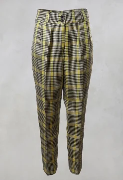 Tailored Trousers in Yellow