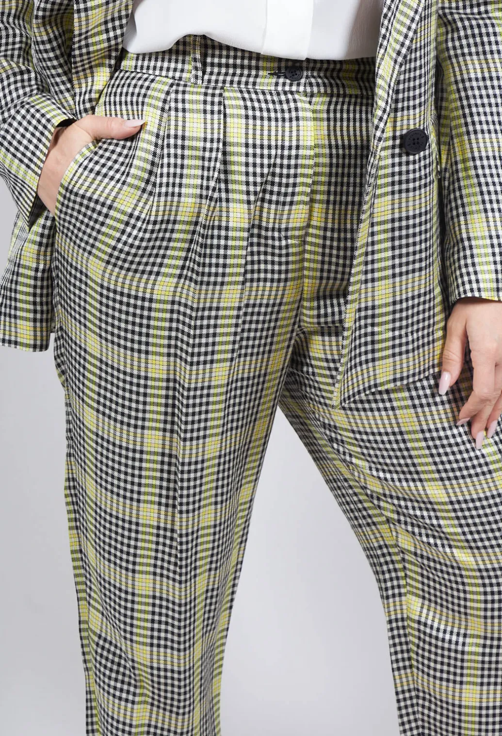 Tailored Trousers in Yellow