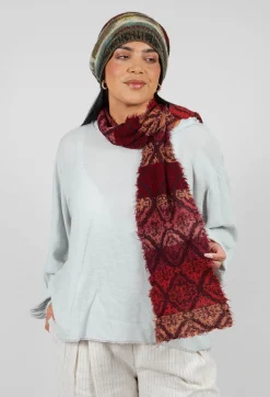 Tama Wool Scarf in Apricot