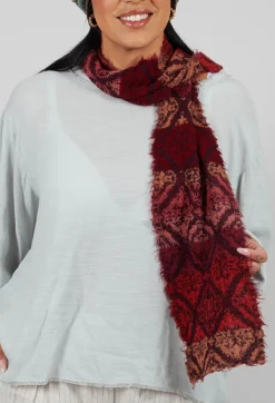 Tama Wool Scarf in Apricot