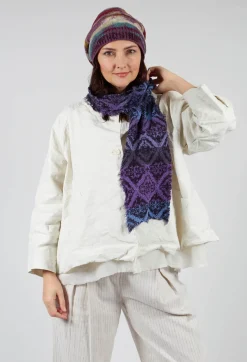 Tama Wool Scarf in Iris