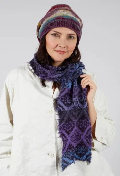 Tama Wool Scarf in Iris
