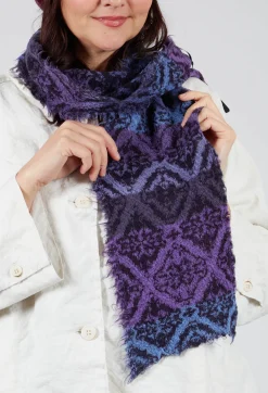 Tama Wool Scarf in Iris