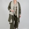 Tamale Coat in Argile and Majestic