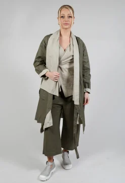 Tamale Coat in Argile and Majestic