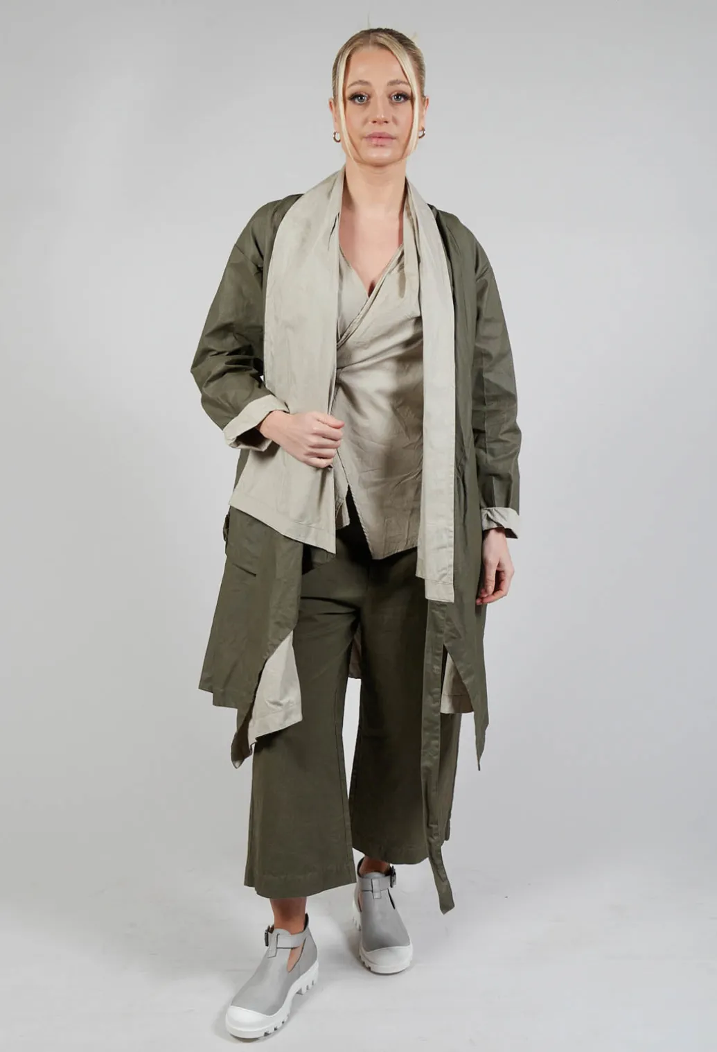 Tamale Coat in Argile and Majestic