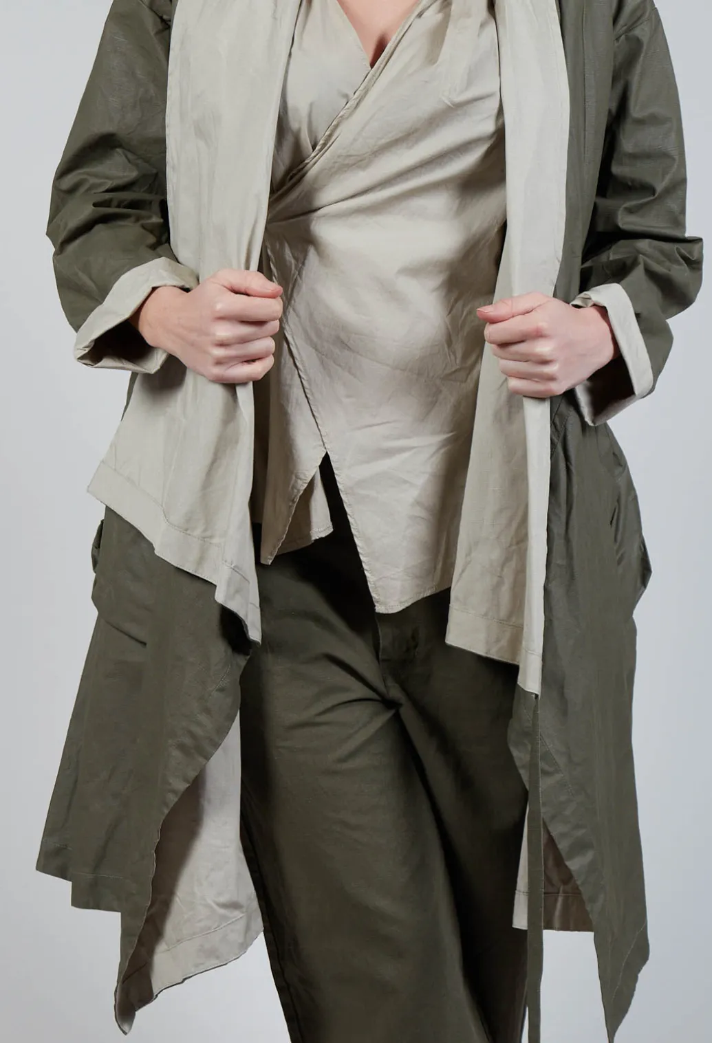 Tamale Coat in Argile and Majestic