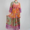 Tangente Dress in Orange