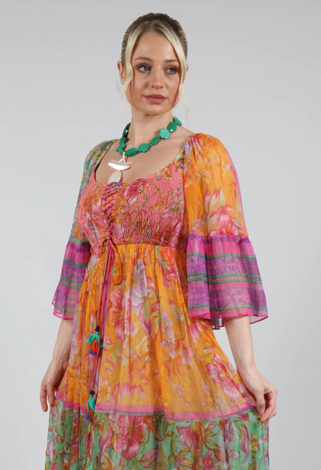 Tangente Dress in Orange