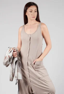 Tank Overall in Greige