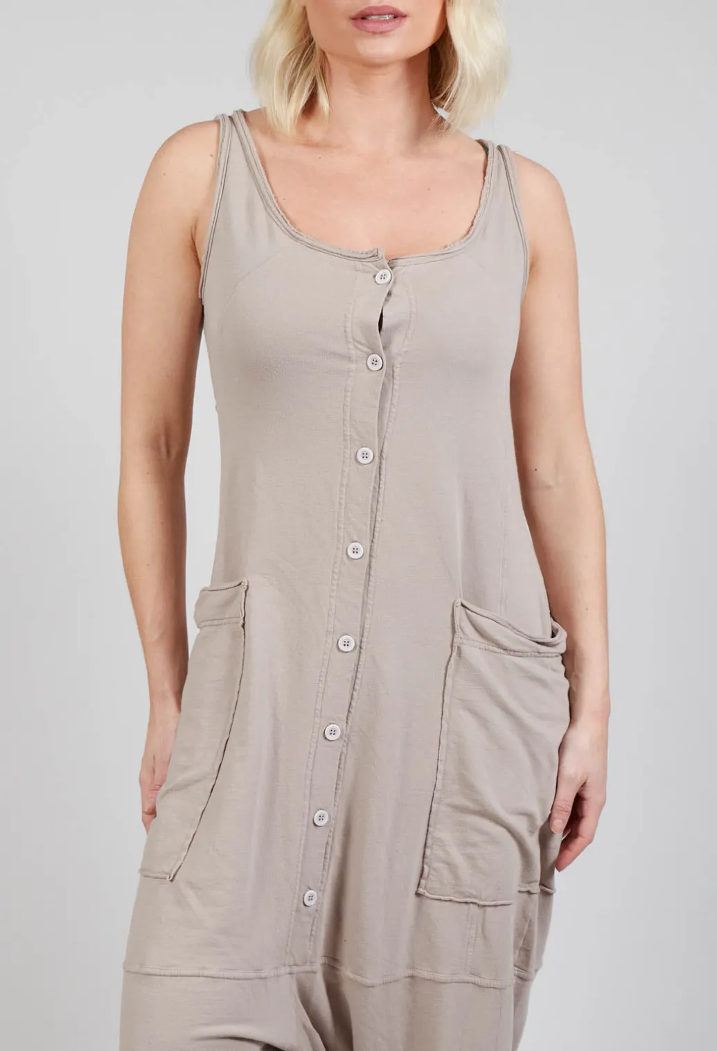 Tank Overall in Greige