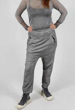 Tapered Ankle Sweatpants in Pencil Cloud