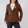 Tartan Blazer in Original Brown