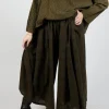 Tartan Trousers in Military Green