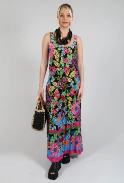 Tayana Dress in Black Floral Print
