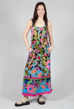 Tayana Dress in Black Floral Print