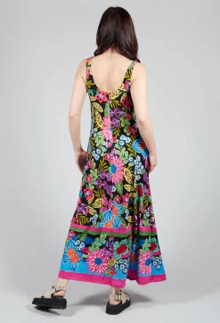 Tayana Dress in Black Floral Print