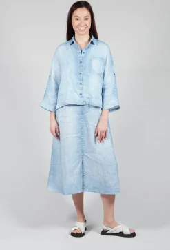 Tege Blouse in Denim