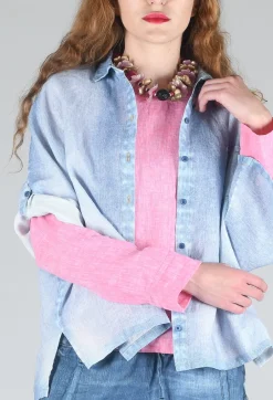 Tege Blouse in Denim