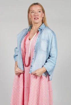 Tege Blouse in Denim
