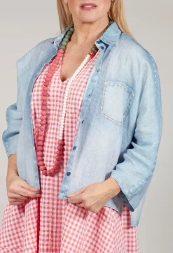 Tege Blouse in Denim