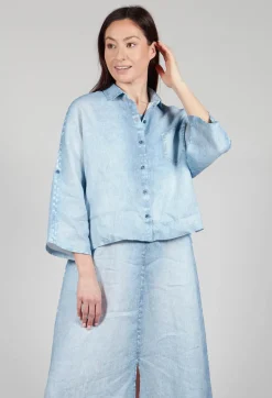 Tege Blouse in Denim