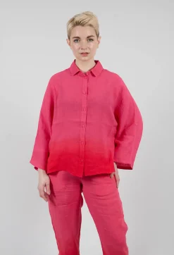 Tege Blouse in Laser Pink