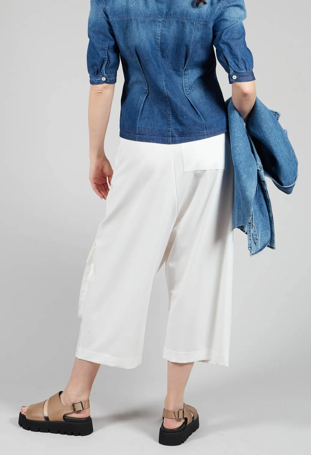 Telltale Trousers in White
