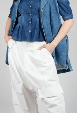 Telltale Trousers in White